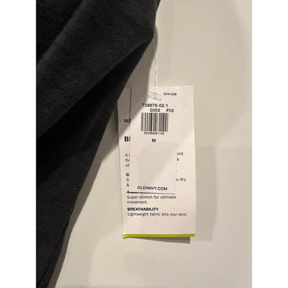 NWT Old Navy Active Size Medium Crisscross Back Tank Top Black Activewear Gym - Picture 5 of 11